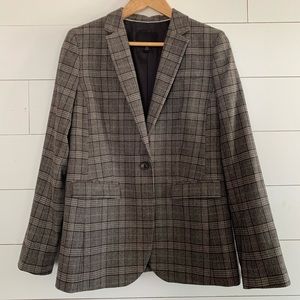 Banana Republic plaid blazer